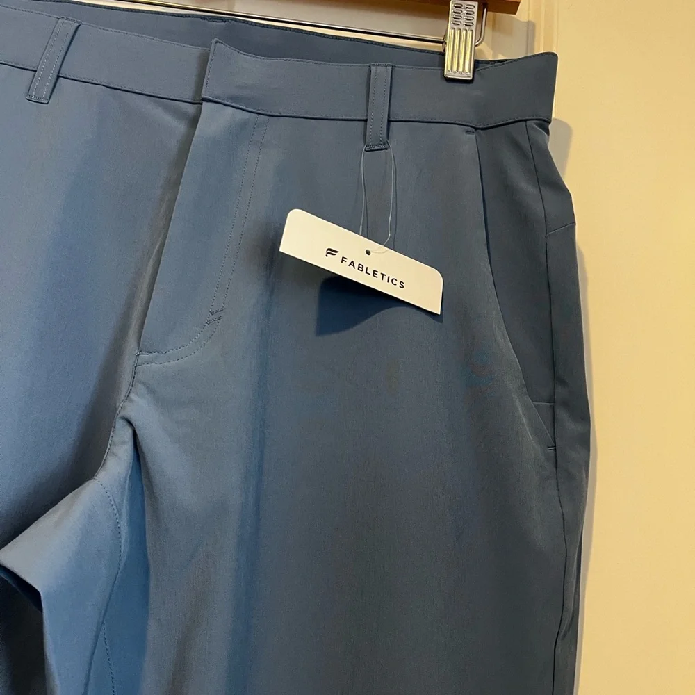 Fabletics Men's Light Blue Performance Pants - Picture 7 of 11